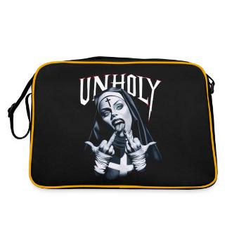 Provocative and expressive – rebellious fashion - Retro Bag - black/gold - Back