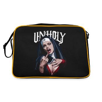 Provocative and expressive – rebellious fashion - Retro Bag - black/gold - Back