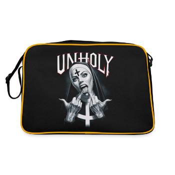 Provocative and expressive – rebellious fashion - Retro Bag - black/gold - Back