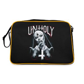 Provocative and expressive – rebellious fashion - Retro Bag - black/gold - Back