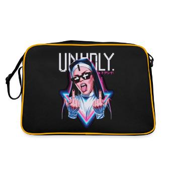 Provocative and expressive – rebellious fashion - Retro Bag - black/gold - Back