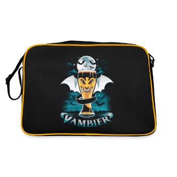 Vambier – The Thirst of Nightlife - Retro Bag - black/gold - Back