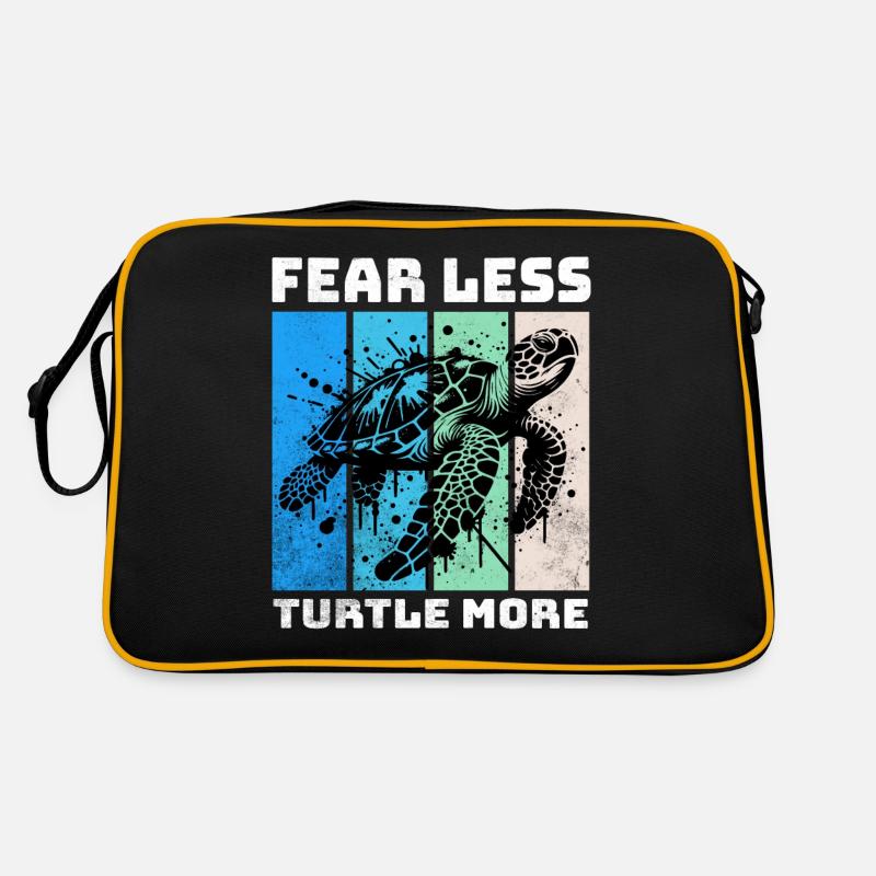 Hawksbill Turtle Karettschildkröte Retro Bag
