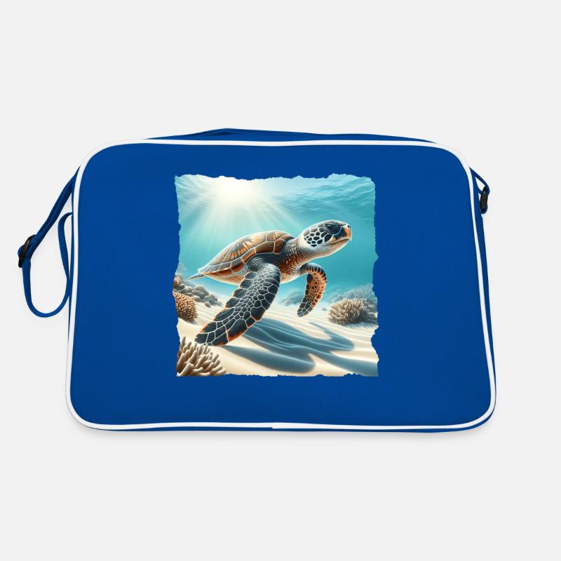 Tortue imbriquée Sac Retro