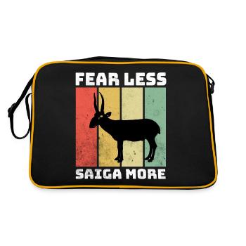 Saiga Antelope Saiga Antilope - Retro Bag - black/gold - Back