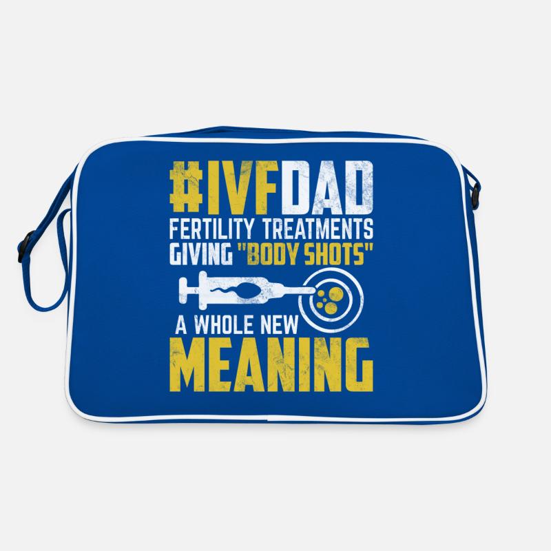 Fruchtbarkeitsbehandlungen Lustiger Tag der IVF-Eizellentnahme Retro Tasche