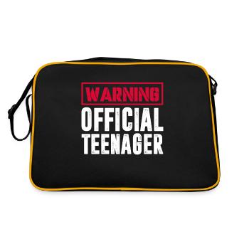 Teen Teen Teen Teens Teeny Gift - Retro Bag - black/gold - Back