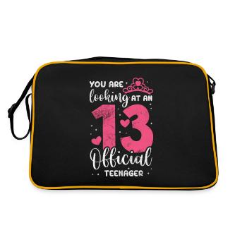 Adolescent - Sac Retro - noir/or - Dos