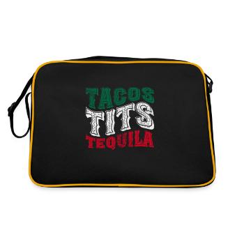 Tequila - Retro Bag - black/gold - Back