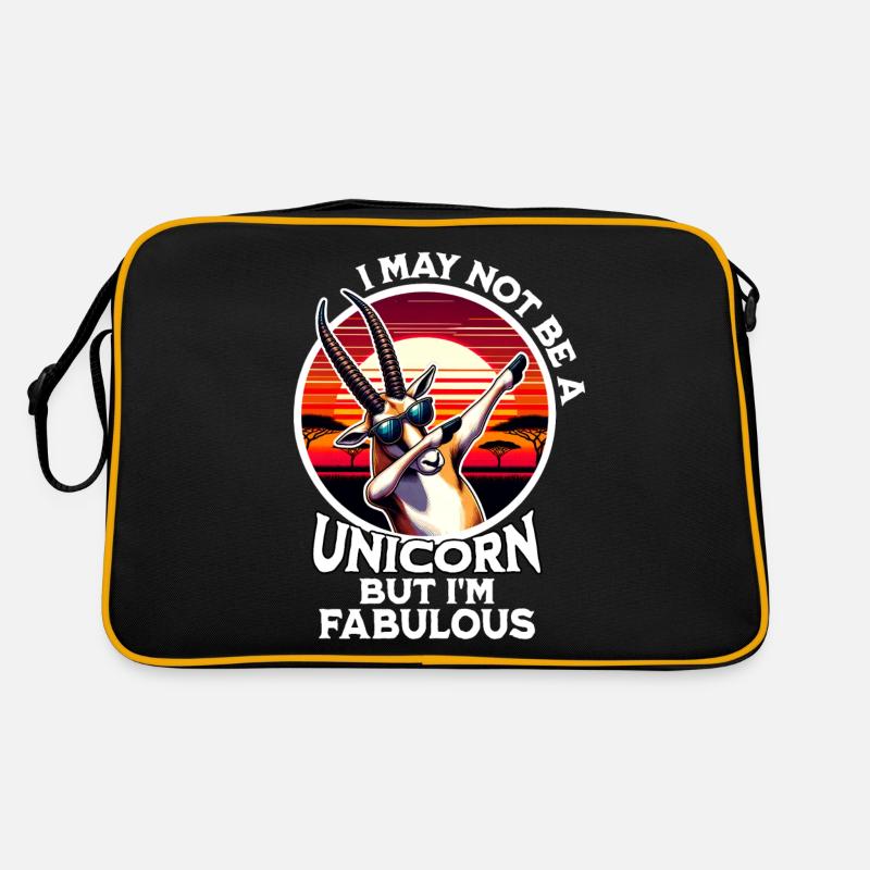 Saiga Antilope Spruch Saiga Antelope Retro Tasche