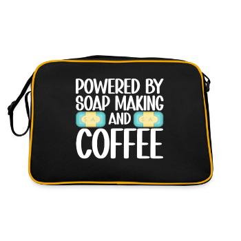Savonnerie Savonnier - Sac Retro - noir/or - Dos
