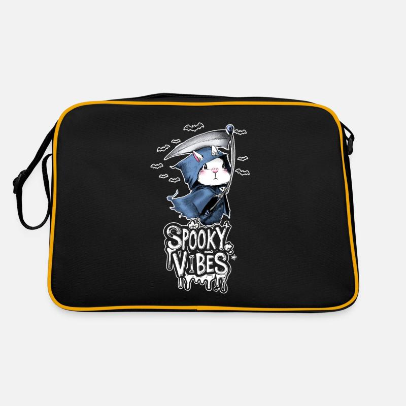Conception du lapin et des chauves-souris Grim Reaper Sac Retro