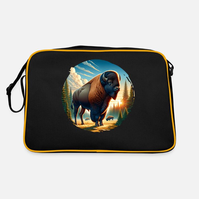 Bison Prairie Bison Retro Bag