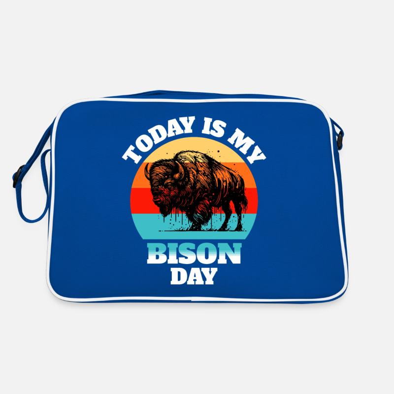 Büffel Bison Retro Tasche