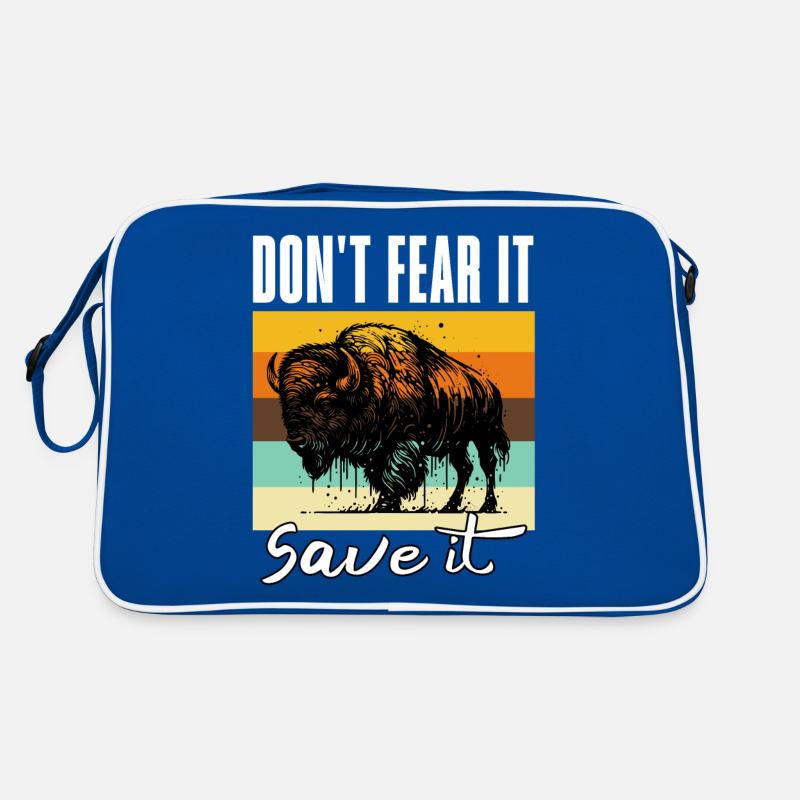 Funny Buffalo Sayings Retro Bag