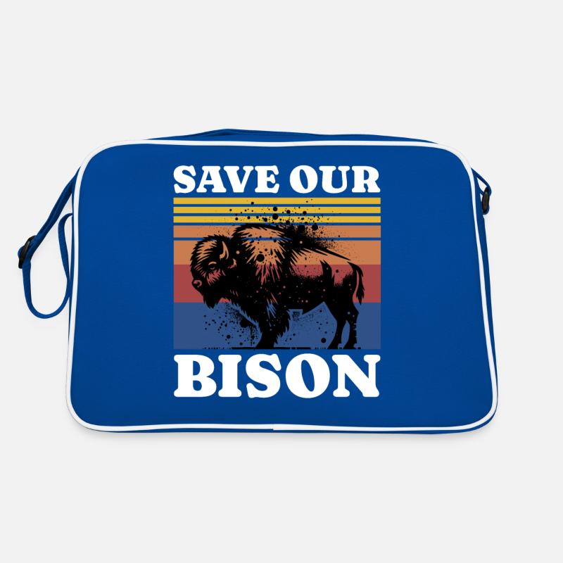 Save Bison Retro Tasche