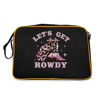 Spinster - Retro Bag - black/gold - Back