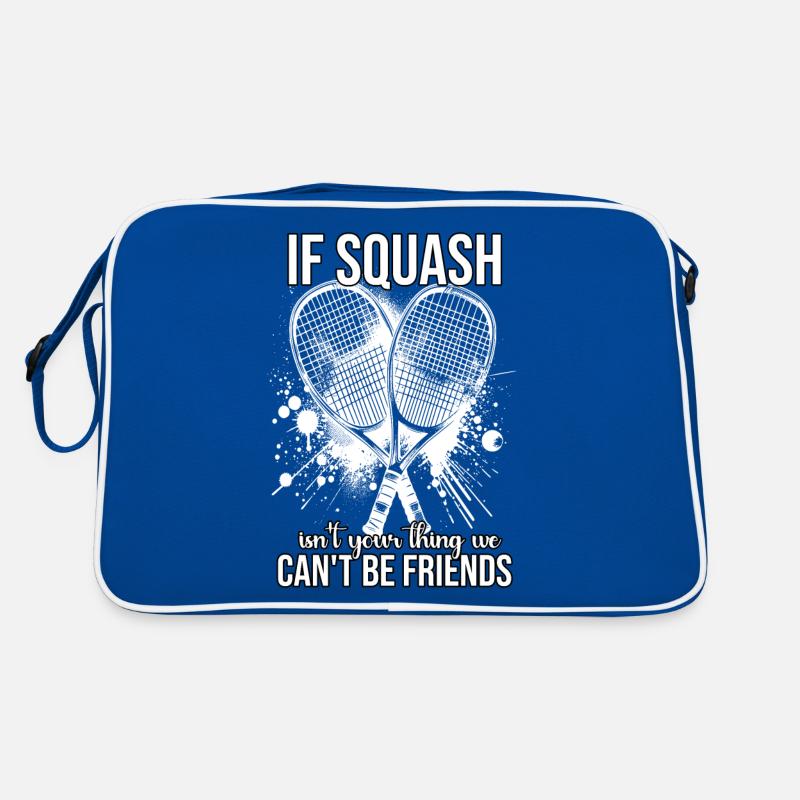 Funny Squash Saying Retro Bag