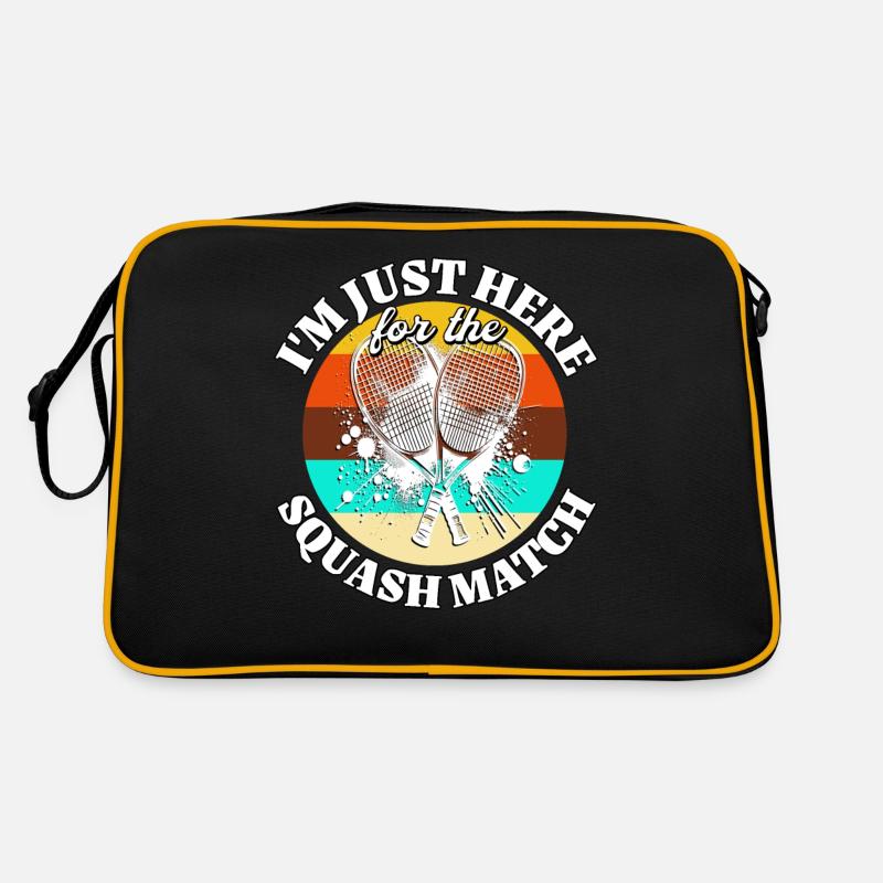 Funny Squash Saying Retro Bag