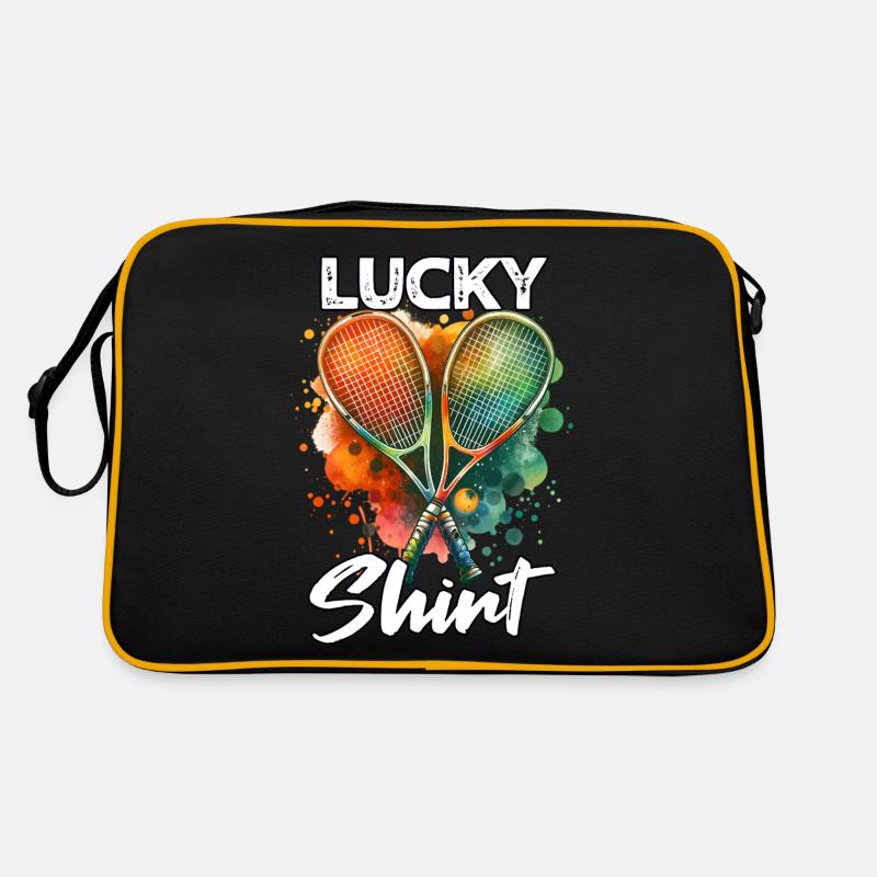 Squash Spieler Retro Tasche
