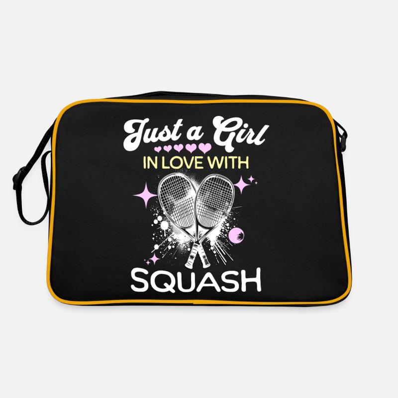 Squash Mädchen Retro Tasche
