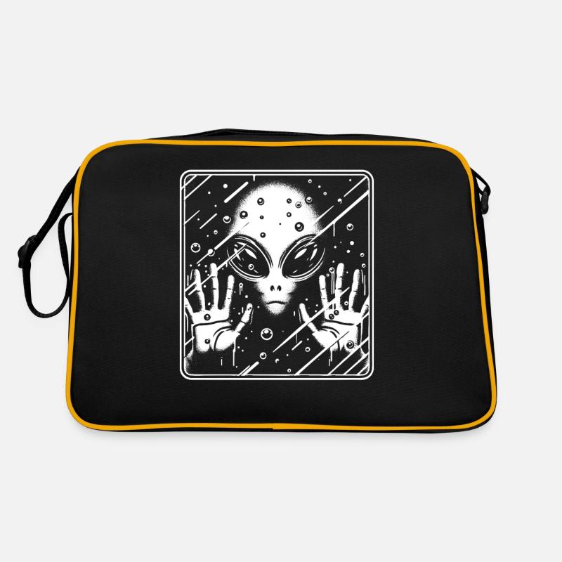 Alien UFO Alien Galaxy Geschnek Retro Bag