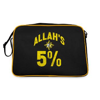 Musulman - Sac Retro - noir/or - Dos