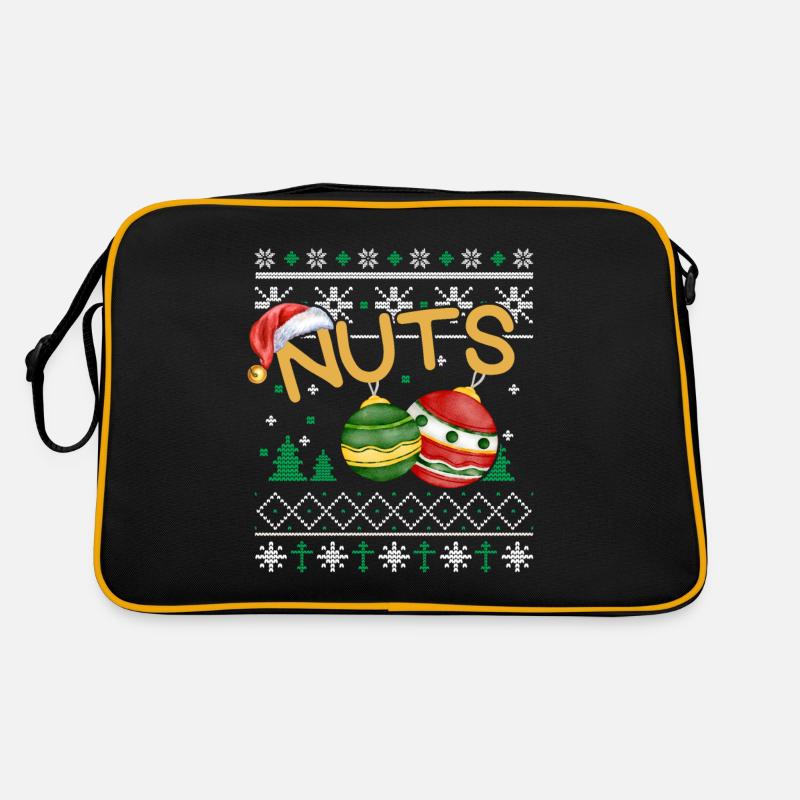 Chestnuts Drôle Noël Couples Tenue Sac Retro