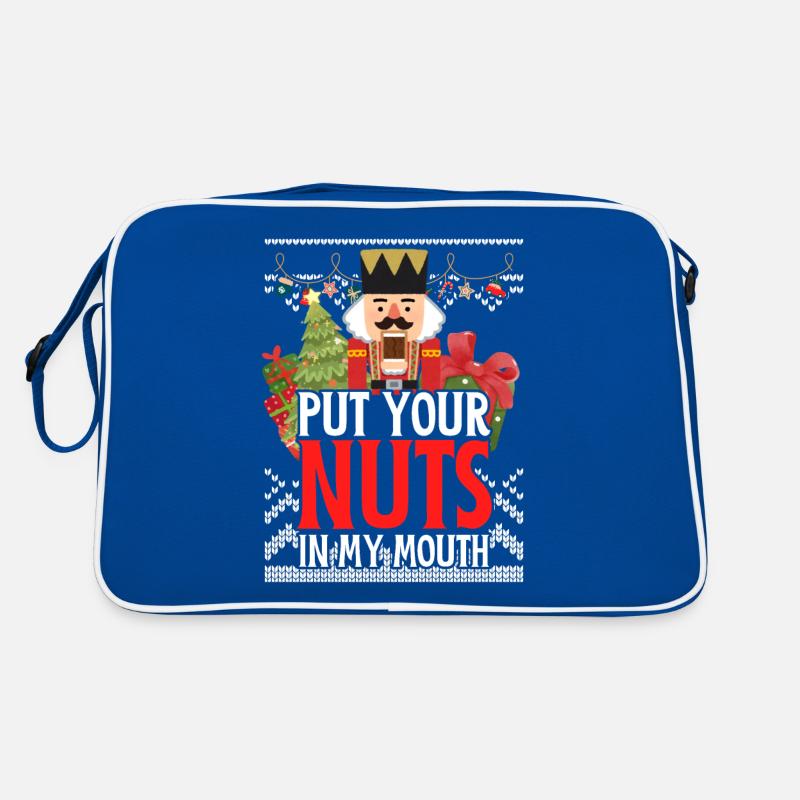 Naughty Nutcracker Put Your Nuts In My Mouth Retro Tasche