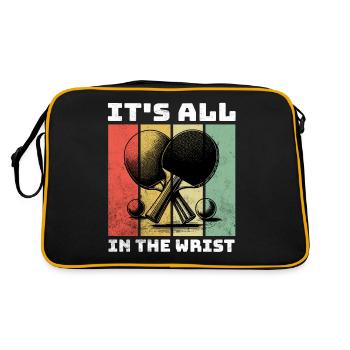 Ping Pong - Retro Bag - black/gold - Back