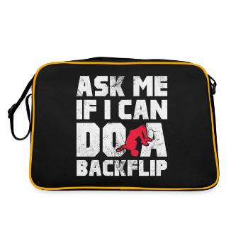 Backflip - Retro Bag - black/gold - Back
