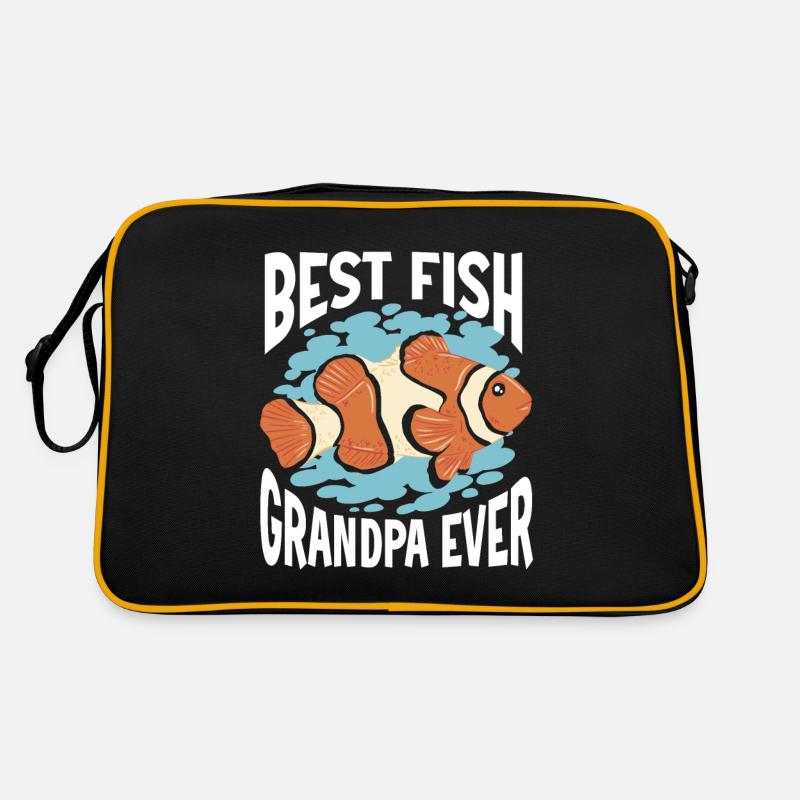 Aquarium Fish Tank Aquarist Retro Tasche