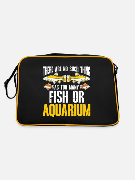 Aquarium Fish Tank Aquarist - Retro Bag - black/gold - Back