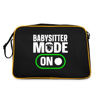 Baby-sitter Babysitting - Sac Retro - noir/or - Dos