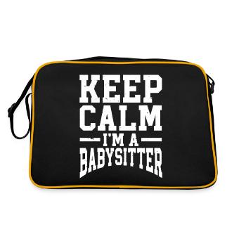 Baby-sitter Babysitting - Sac Retro - noir/or - Dos