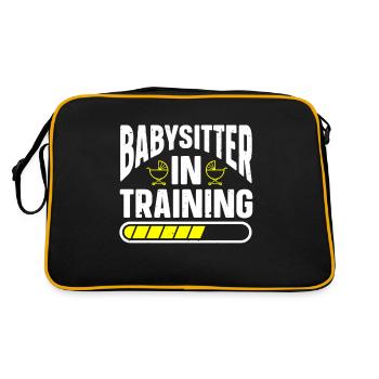Baby-sitter Babysitting - Sac Retro - noir/or - Dos