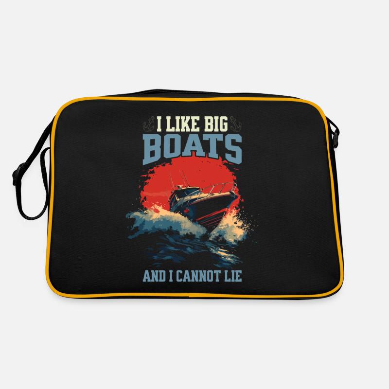 I Like Big Boats And I Cannot Lie – Schnellboot Retro Tasche