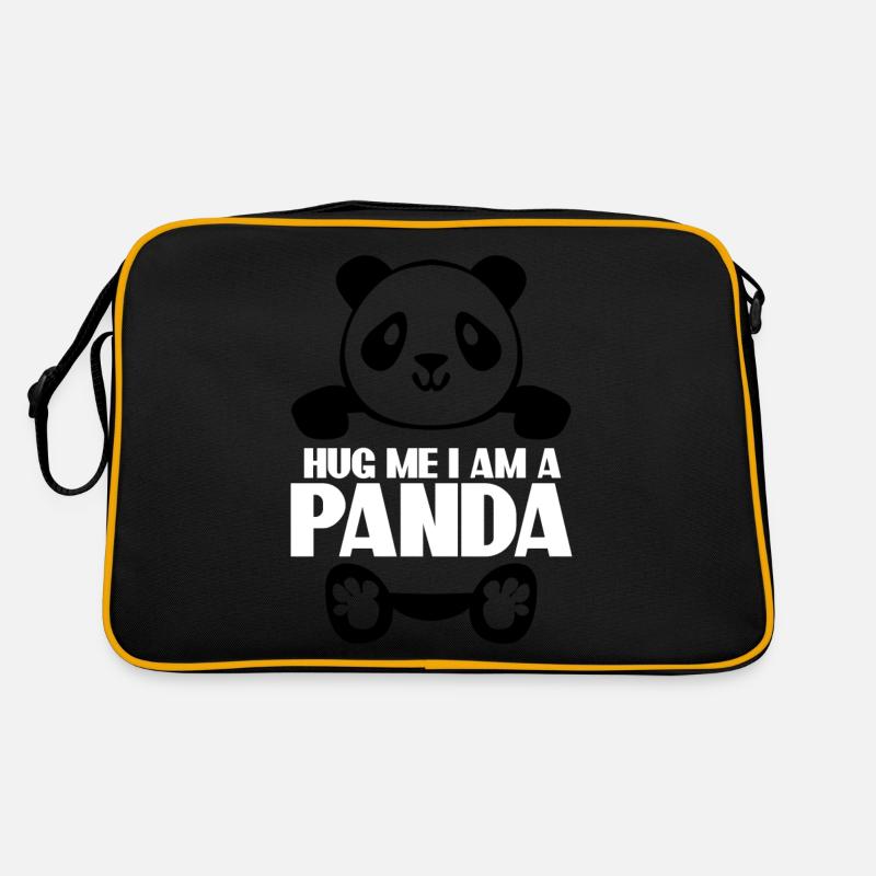 Hug Me Panda géant Panda Ours Sac Retro