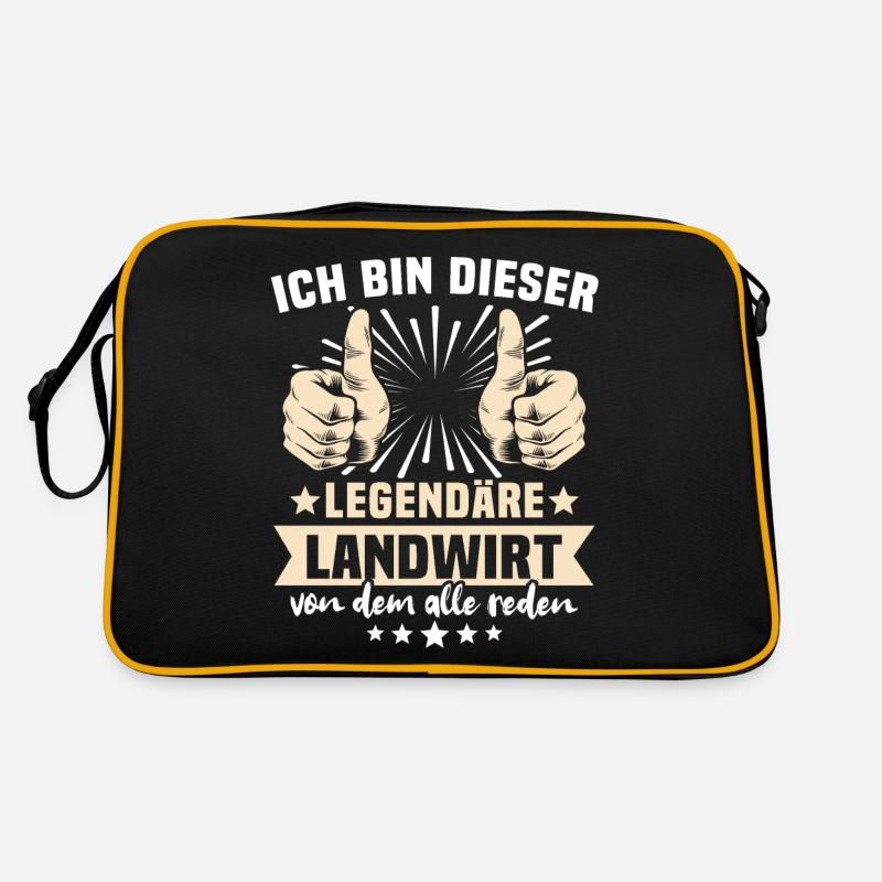 Farmer Sayings Retro Bag