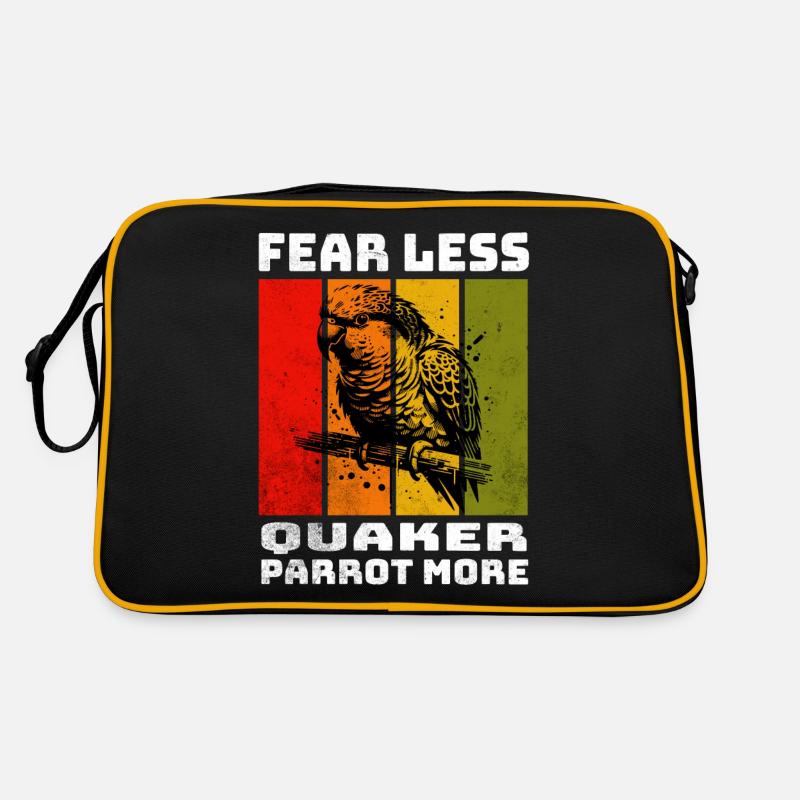 Quaker Parrot Monk Parakeet Retro Bag