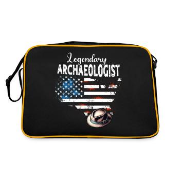 Archéologue - Sac Retro - noir/or - Dos