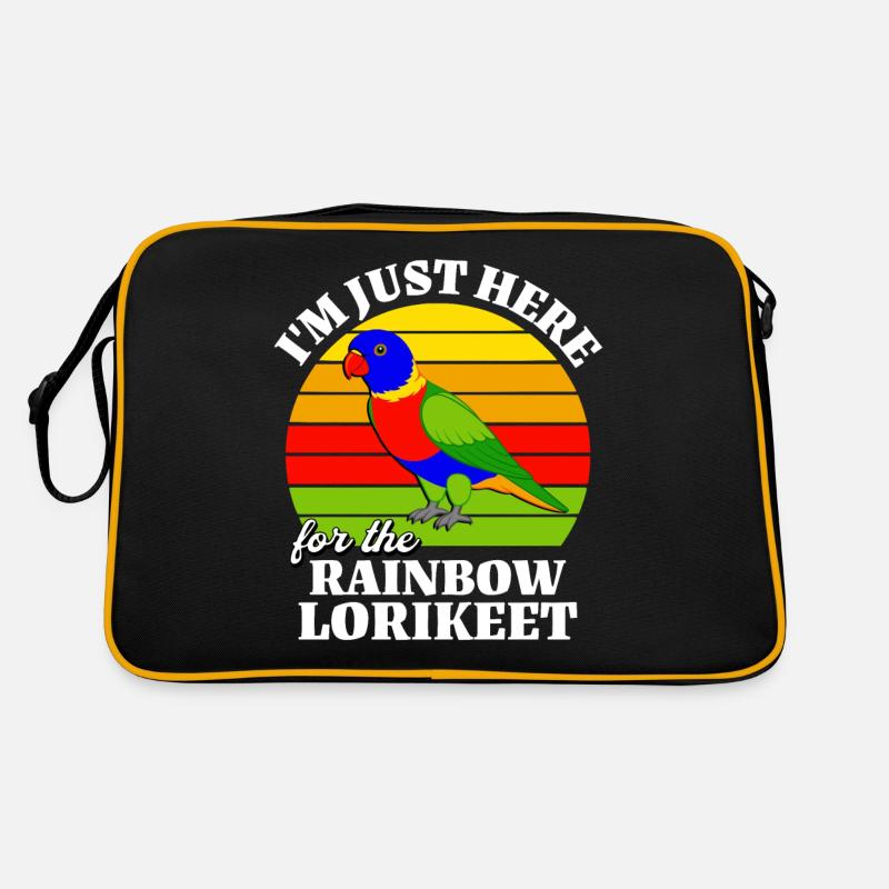 Funny rainbow lorikeet sayings Retro Bag