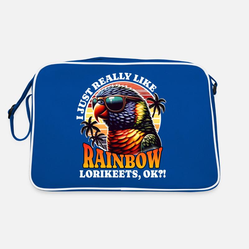 I Love Rainbow Lori Saying Retro Bag
