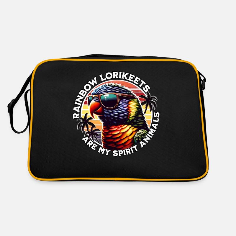 Funny rainbow lorikeet sayings Retro Bag