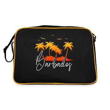 Barbade Caraïbes Bajan Holiday Gift - Sac Retro - noir/or - Dos