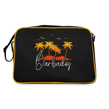 Barbade - Sac Retro - noir/or - Dos