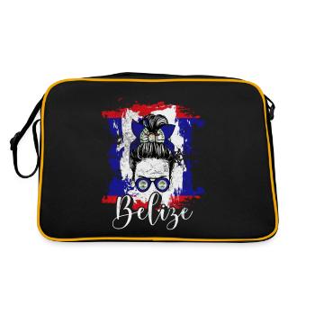 Belize - Sac Retro - noir/or - Dos