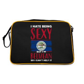 Belize - Sac Retro - noir/or - Dos