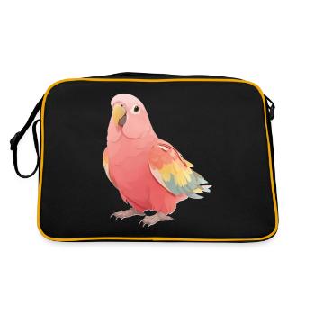Bourke parakeet - Retro Bag - black/gold - Back