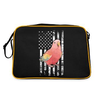Bourke's Parakeet US Bourke Parakeet - Retro Bag - black/gold - Back